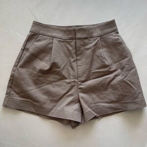Love Bonito Tan Trouser Shorts